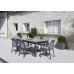 SET TREFLE 1 TABLE   6 FAUTEUILS TREFLE