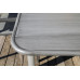 TABLE KENTIA 180/240X100 - LATTES ALUMINIUM GRISÉE