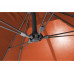 PARASOL DÉPORTÉ CARRÉ 270 CM COLORIS TERRACOTTA