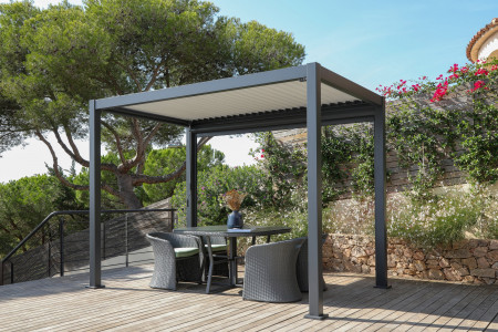 TONNELLE BIOCLIMATIQUE FUSAIN 200X300 - STRUCTURE ALUMINIUM